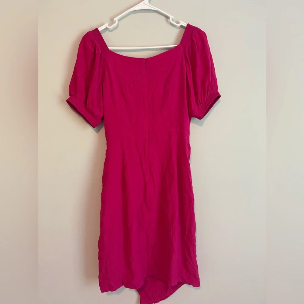 Maeve by Anthropologie resort faux wrap pink dress size 6 - Picture 5 of 5
